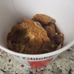 KFC - 8 piece bucket...although we devoured most of it already.