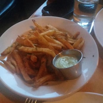 Market Table - Spiced fries with taragon aioli - New American Near Me - New York, New York Market Table - Spiced fries with taragon aioli - New American Near Me - New York, New York