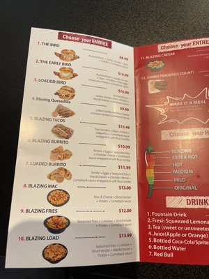 Menu photo 3 Blazing Bird - Aurora Aurora, CO