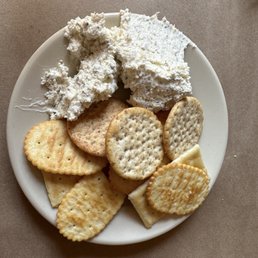 Free crackers and cheese offered