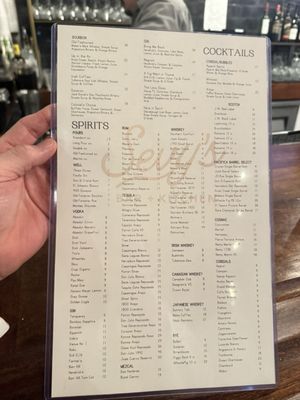 Menu photo 1 Sevys Bar and Kitchen Aptos, CA