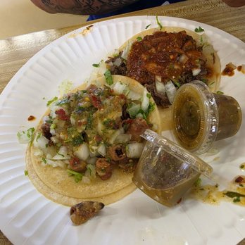 Carnitas Michoacan - Tripa and asada taco - Mexican Near Me - Los Angeles, California