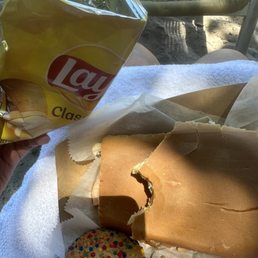 Cuban sandwich. Comes w chips and a cookie!! Cuban sandwich. Comes w chips and a cookie!!