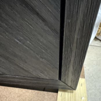Living Spaces - Misaligned door pre assembled. - Furniture Stores Near Me - Summerlin, Nevada