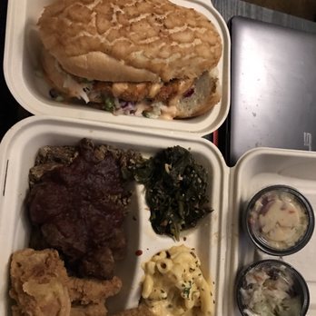 Vegan Mob - Shrimp PO Boy and Combo Plate - Soul Food Near Me - San Bruno, California