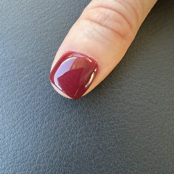 DT Nails - Uneven shape, super short that I was able to see the top of my finger. It was pretty painful for a few days. - Nail Salons Near Me - Simi Valley, California DT Nails - Uneven shape, super short that I was able to see the top of my finger. It was pretty painful for a few days. - Nail Salons Near Me - Simi Valley, California