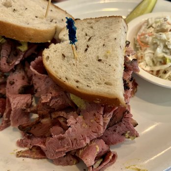 Perly's - Oy Vey! Sandwich (8 oz pastrami & 8 oz corned beef on rye) ($18). - Delis Near Me - Richmond, Virginia