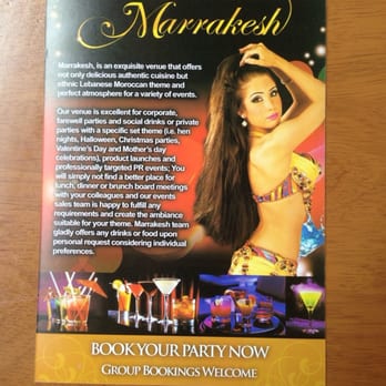 Marrakesh - Flyer - Moroccan Near Me - Nottingham, NTT Marrakesh - Flyer - Moroccan Near Me - Nottingham, NTT