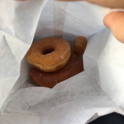 Hanks Donuts - Glazed, cinnamon roll, & free donut holes!