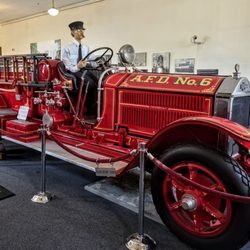 Martin Luther King Jr - National Historical Park - Fire Engine inside Fire Station and Temporary Visitor Center at Martin Luther King, Jr. National Historical Park