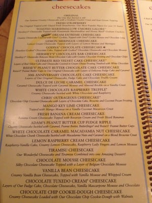 Menu photo 7 The Cheesecake Factory Newark, DE