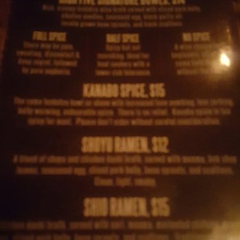 High Five Ramen - Menu - Ramen Near Me - Chicago, Illinois High Five Ramen - Menu - Ramen Near Me - Chicago, Illinois