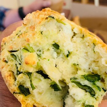 Sisters Bakery - Spinach and feta scone - Bakeries Near Me - Sisters, Oregon Sisters Bakery - Spinach and feta scone - Bakeries Near Me - Sisters, Oregon