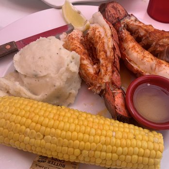Red's Lobster Pot Restaurant - Twin Lobster Tails - Seafood Near Me - Point Pleasant Beach, New Jersey