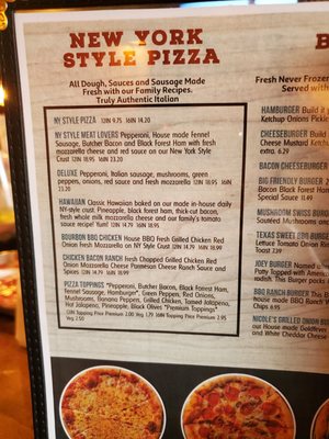 Menu photo 1 Friendly Tavern Saint Marys, OH