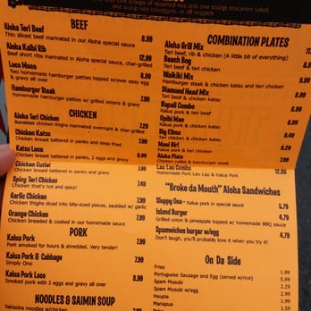 Aloha Grill - Menu. - Hawaiian Near Me - Renton, Washington Aloha Grill - Menu. - Hawaiian Near Me - Renton, Washington