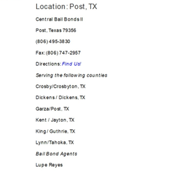 Central Bail Bonds II