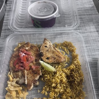 Chili's - Margarita Chicken - with old overcooked rice and old beans, very gross. - Bars Near Me - Carlsbad, New Mexico