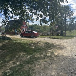 Lamp Farm Country Store - Red Farm store. Petting zoo out front. Hay rides across the road.