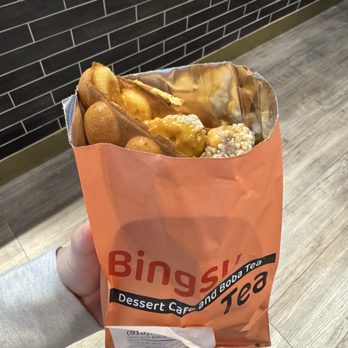 Bingsu Tea - Popcorn chicken wrap - Bubble Tea Near Me - Sacramento, California