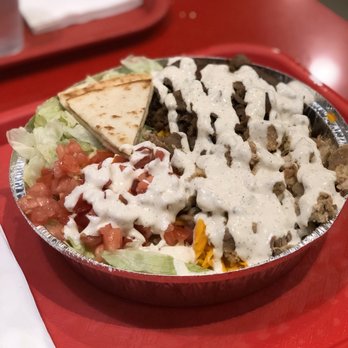 The Halal Guys - Chicken and Gyro Combo Platter - Halal Near Me - Tustin, California The Halal Guys - Chicken and Gyro Combo Platter - Halal Near Me - Tustin, California