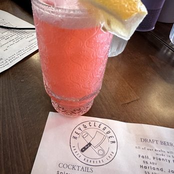Key & Cleaver - Raspberry lemonade - Burgers Near Me - San Diego, California Key & Cleaver - Raspberry lemonade - Burgers Near Me - San Diego, California