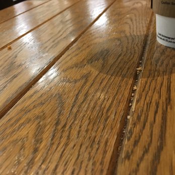 Starbucks - This is at opening...Wiping a table and sweeping the floors would go a long way, too. - Coffee & Tea Near Me - Columbus, Ohio