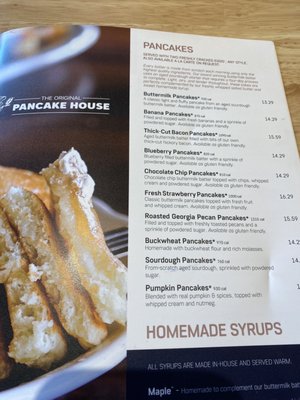 Menu photo 2 The Original Pancake House Westport, CT Menu photo 2 The Original Pancake House Westport, CT