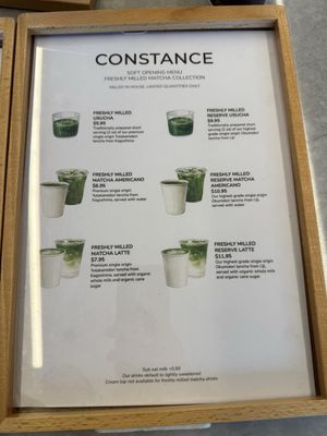 Menu photo 6 Constance Tea & Matcha San Francisco, CA Menu photo 6 Constance Tea & Matcha San Francisco, CA