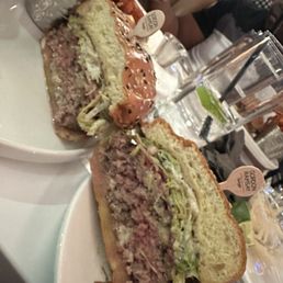 Truffle Burger ($24.50), Sweet Potato Fries ($2) Truffle Burger ($24.50), Sweet Potato Fries ($2)
