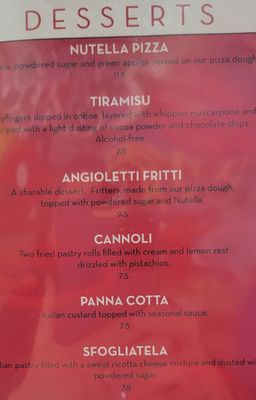 Menu photo 5 Pupatella Fairfax, VA