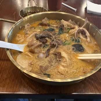 Mala Town - Beef bone brooth. It's really good. - Hot Pot Near Me - Pleasanton, California