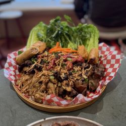 Woven Vermicelli Noodle Platter