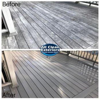 All Clean Exteriors - Composite wood deck cleaned - Pressure Washers Near Me All Clean Exteriors - Composite wood deck cleaned - Pressure Washers Near Me