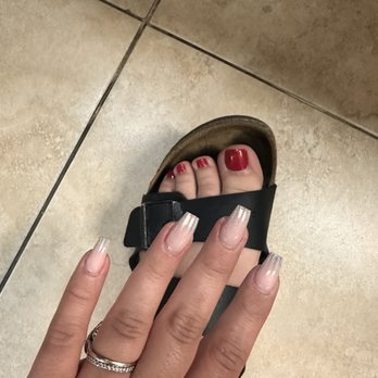 Judson Nails Art - Chrome fill with the spa pedicure. Gel polish on my toes getting ready for fall! - Nail Salons Near Me - Converse, Texas Judson Nails Art - Chrome fill with the spa pedicure. Gel polish on my toes getting ready for fall! - Nail Salons Near Me - Converse, Texas