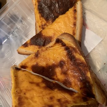 Chili's - This is their "grilled cheese" you're not supposed to put the cheese side down on the griddle! Wtf.  Went into the trash. - American Near Me - Concord, California