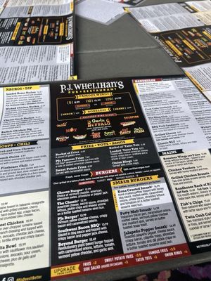 Menu photo 2 P.J. Whelihan's Pub + Restaurant - Walbert Allentown, PA