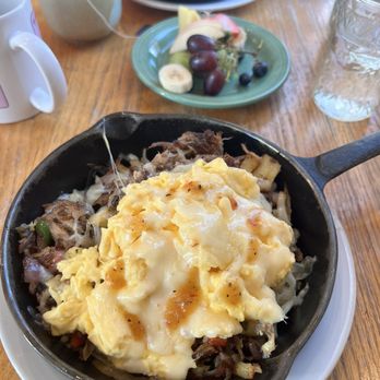 Little Cheerful Cafe - The Hawaiian sailor with the house smoked pork substitute was great. Very flavorful and great texture. This skillet was clean when we left. - Breakfast & Brunch Near Me - Bellingham, Washington Little Cheerful Cafe - The Hawaiian sailor with the house smoked pork substitute was great. Very flavorful and great texture. This skillet was clean when we left. - Breakfast & Brunch Near Me - Bellingham, Washington