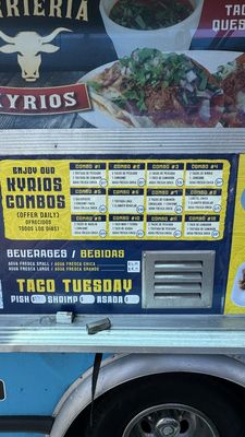 Menu photo 2 Kyrios Mariscos #2 San Diego, CA
