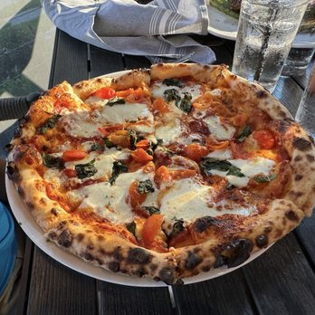 Pearl & Vine - Pizza Margherita - large, oven baked and delicious - New American Near Me - Katy, Texas Pearl & Vine - Pizza Margherita - large, oven baked and delicious - New American Near Me - Katy, Texas