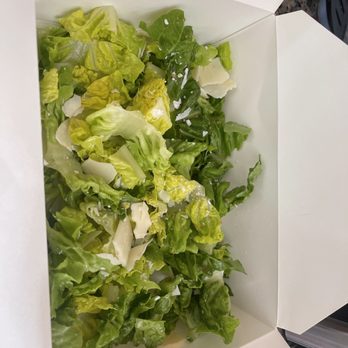 Neptune's - one of the $15 salads. so empty you can see the bottom of the box. - New American Near Me - Alameda, California