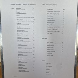 Menu Menu