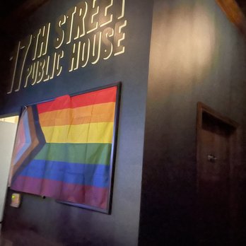 17th Street Public House - a rainbow flag on the wall - Pubs Near Me - Merced, California 17th Street Public House - a rainbow flag on the wall - Pubs Near Me - Merced, California