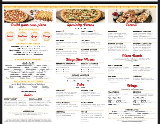 Menu photo 2 Marco's Pizza Melbourne, FL