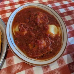 1/2 order of cheese ravioli's 1/2 order of cheese ravioli's