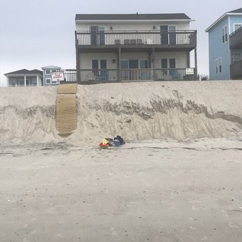 Better Beach Rentals - 12' dune with a 5' drop on the ocean side. - Vacation Rental Agents Near Me - Oak Island, North Carolina
