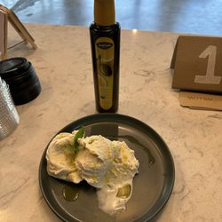 The Willow Cafe and market - Our vanilla ice cream with lemon olive oil and sea salt