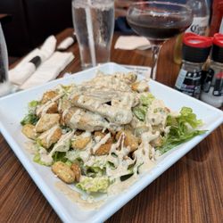 Shula's Bar & Grill - Chicken Caesar (crunchy chicken as in not properly cooked)