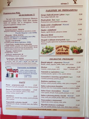 Menu photo 3 Pikanteria Warsaw, MZ