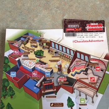 Hershey's Chocolate World - The map - Kids Activities Near Me - Hershey, Pennsylvania